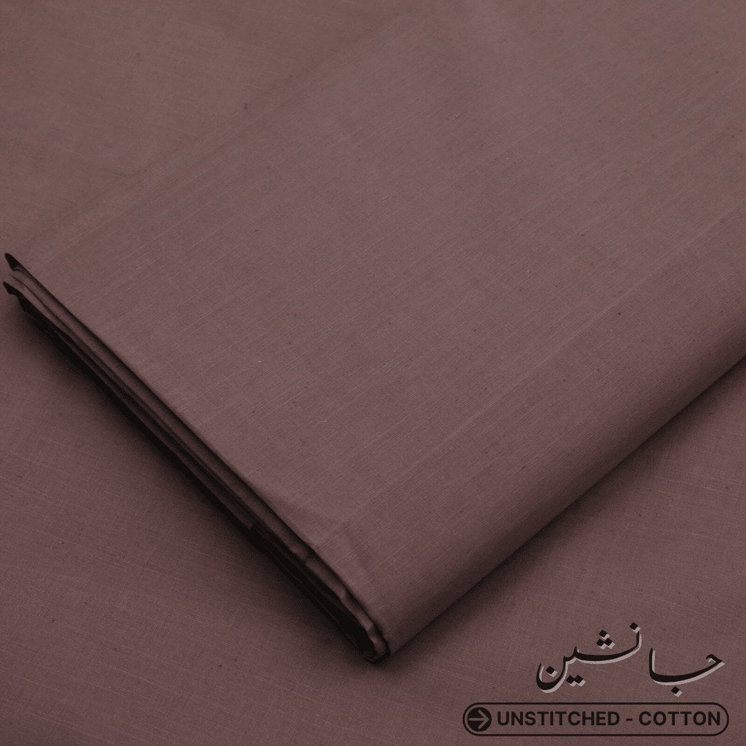 Un-Stitched Janasheen Texture Cotton Soft Brown Shalwar Kameez JS-12